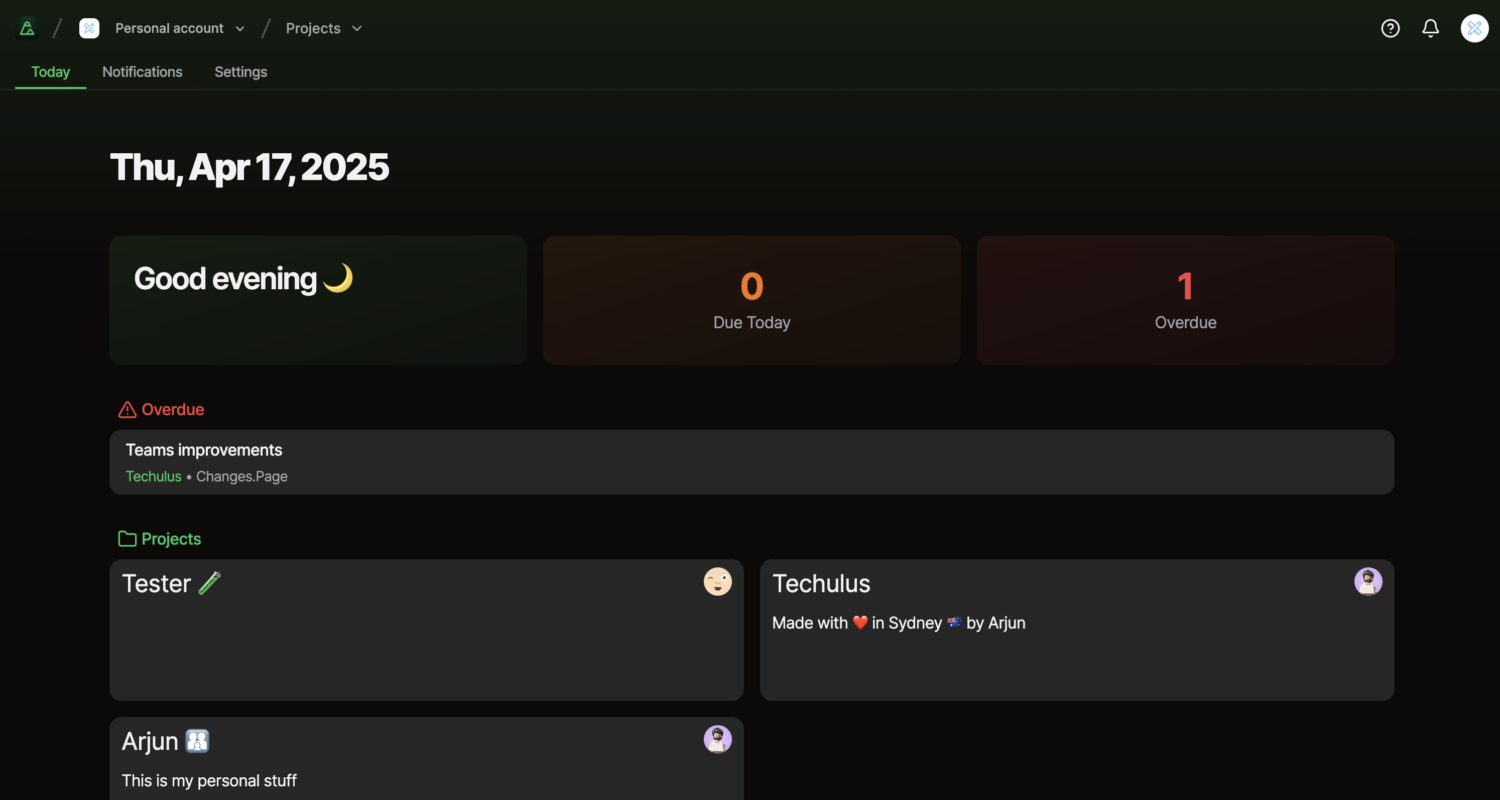 App screenshot